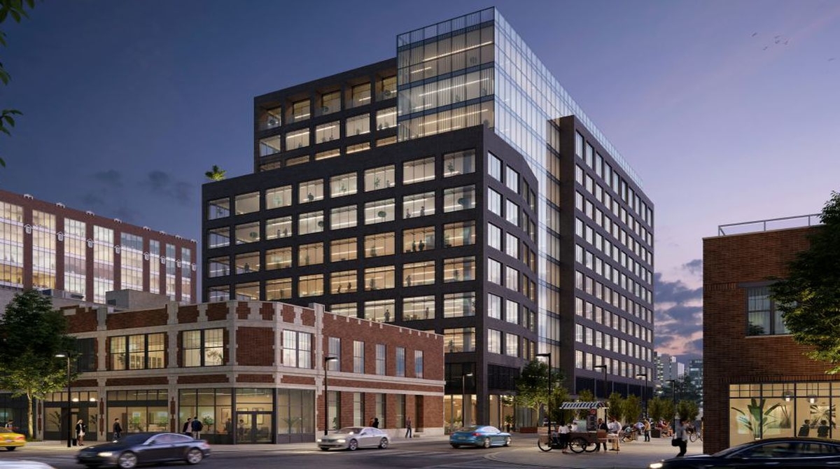 13 Story Fulton Market Office Tower Starts Construction